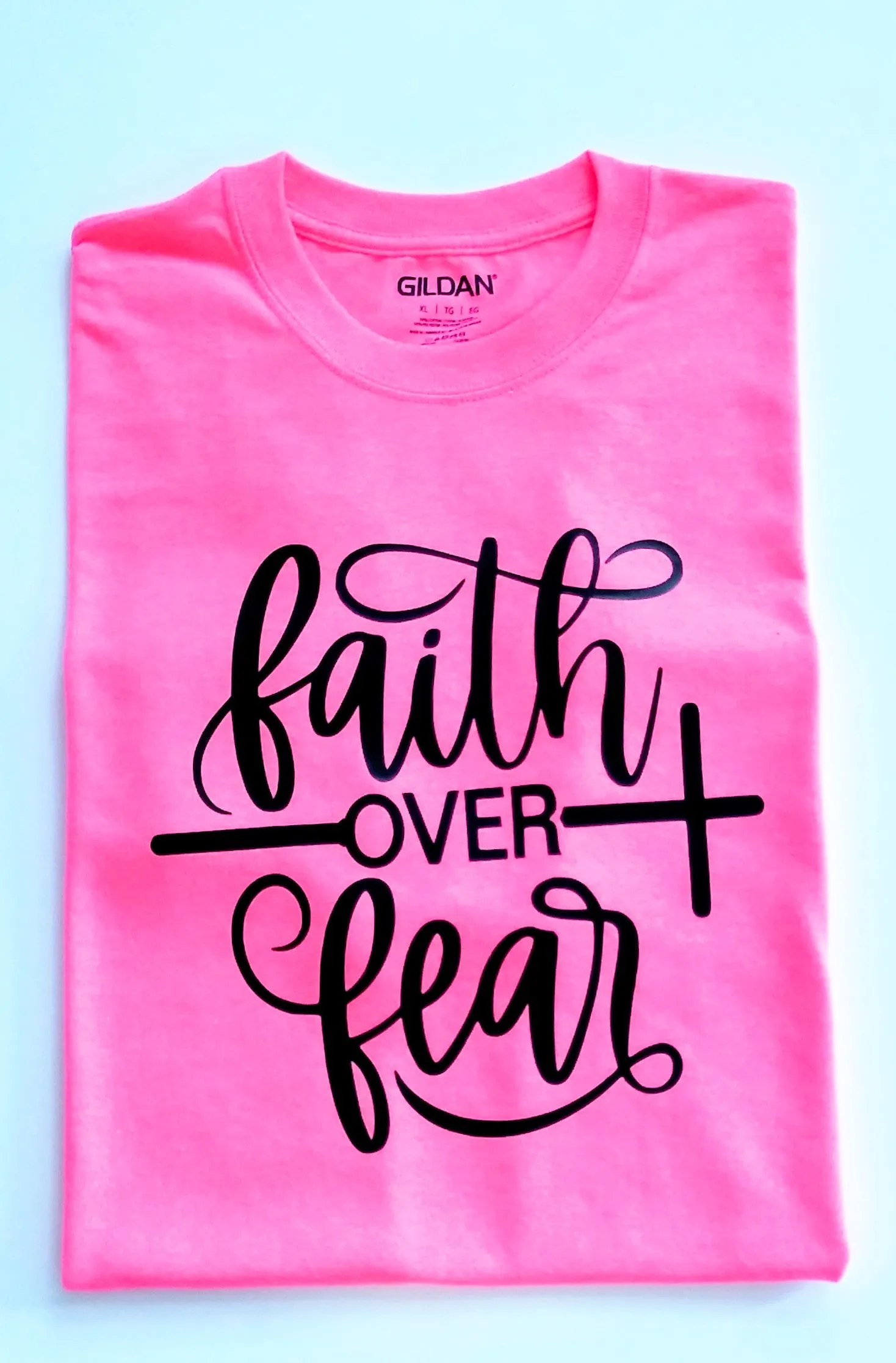 Faith Over Fear T-shirt For Women's