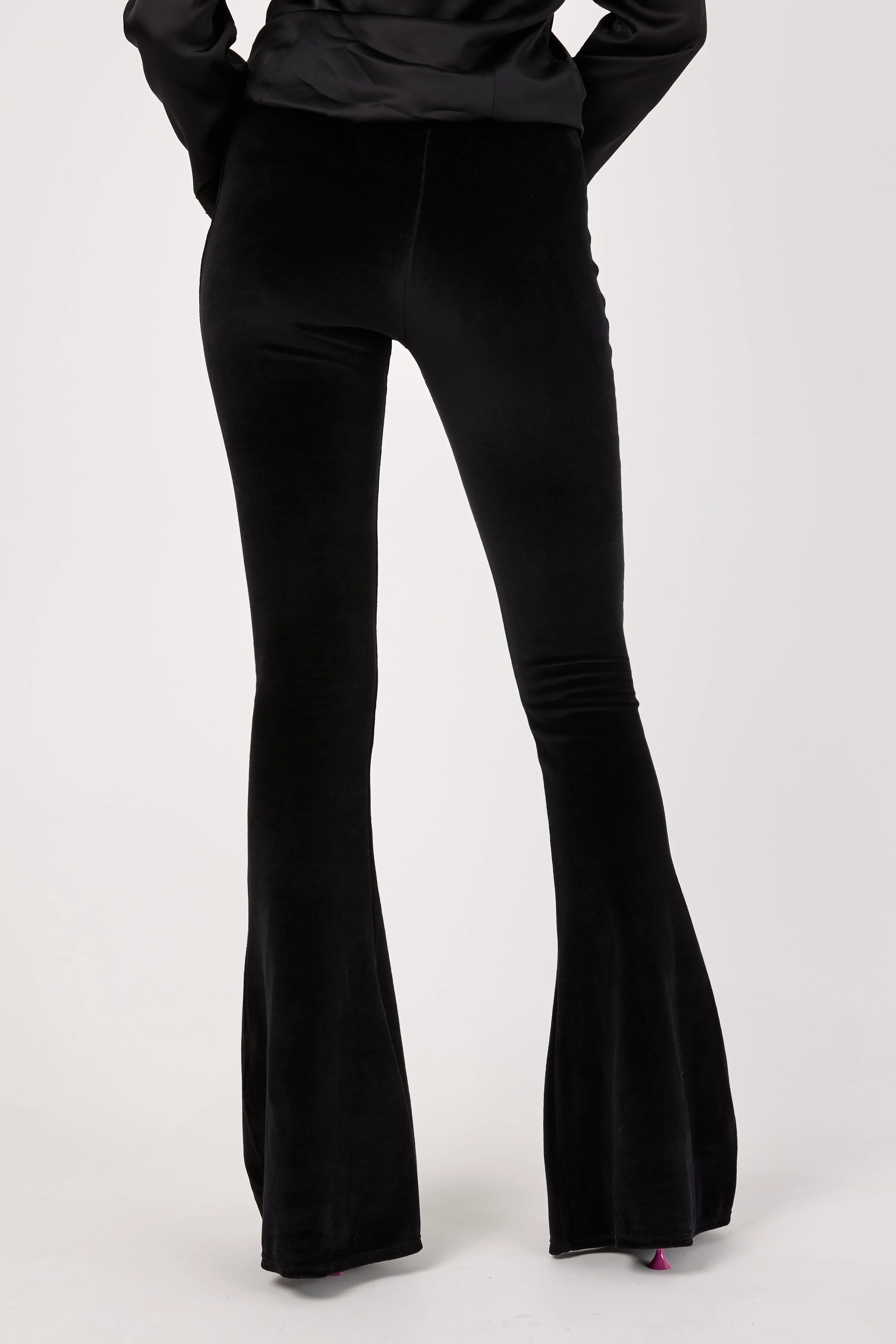 Flared Legging Pant in Black