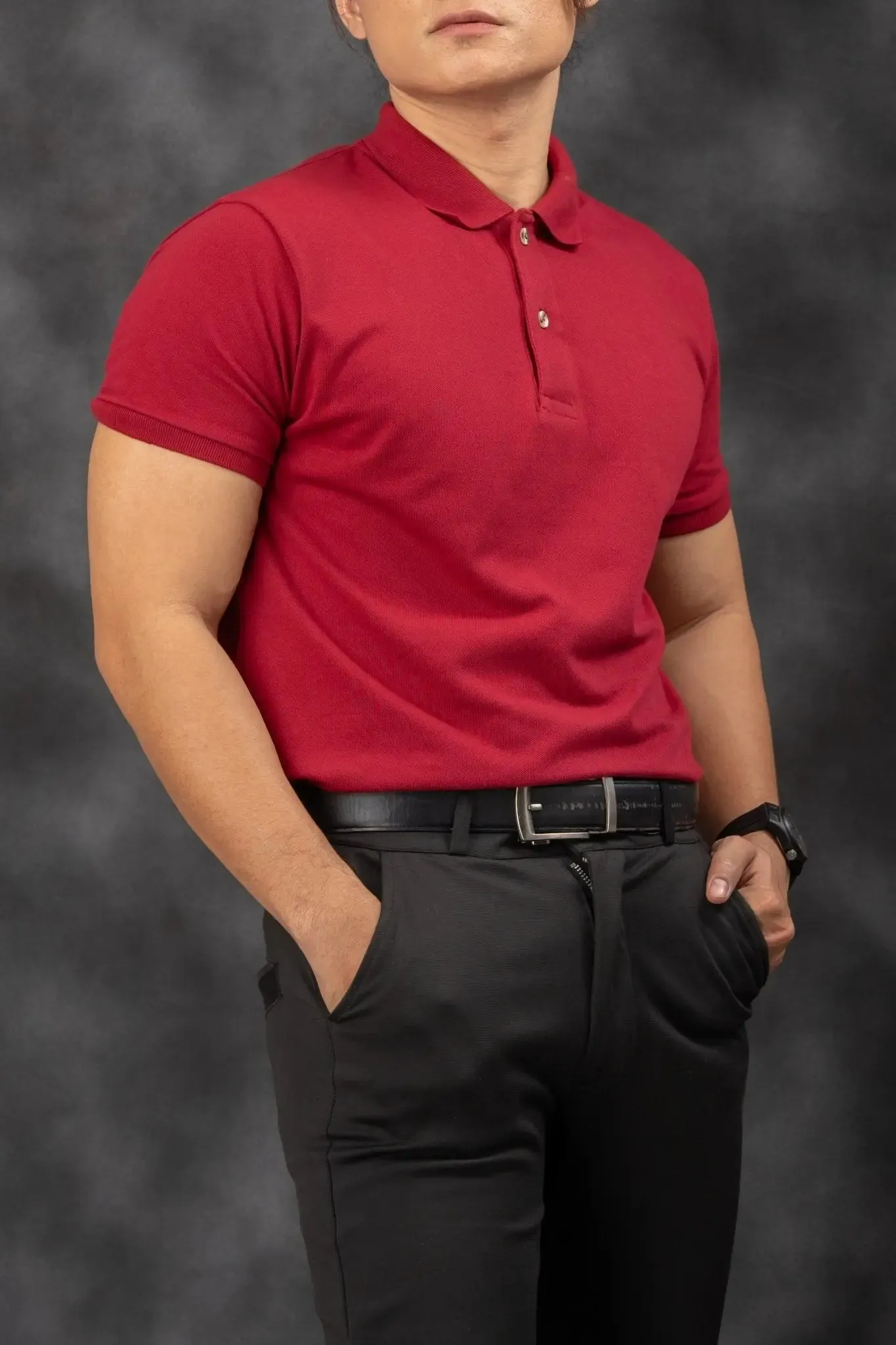 FLEXFIT Series Men's Polo - Red