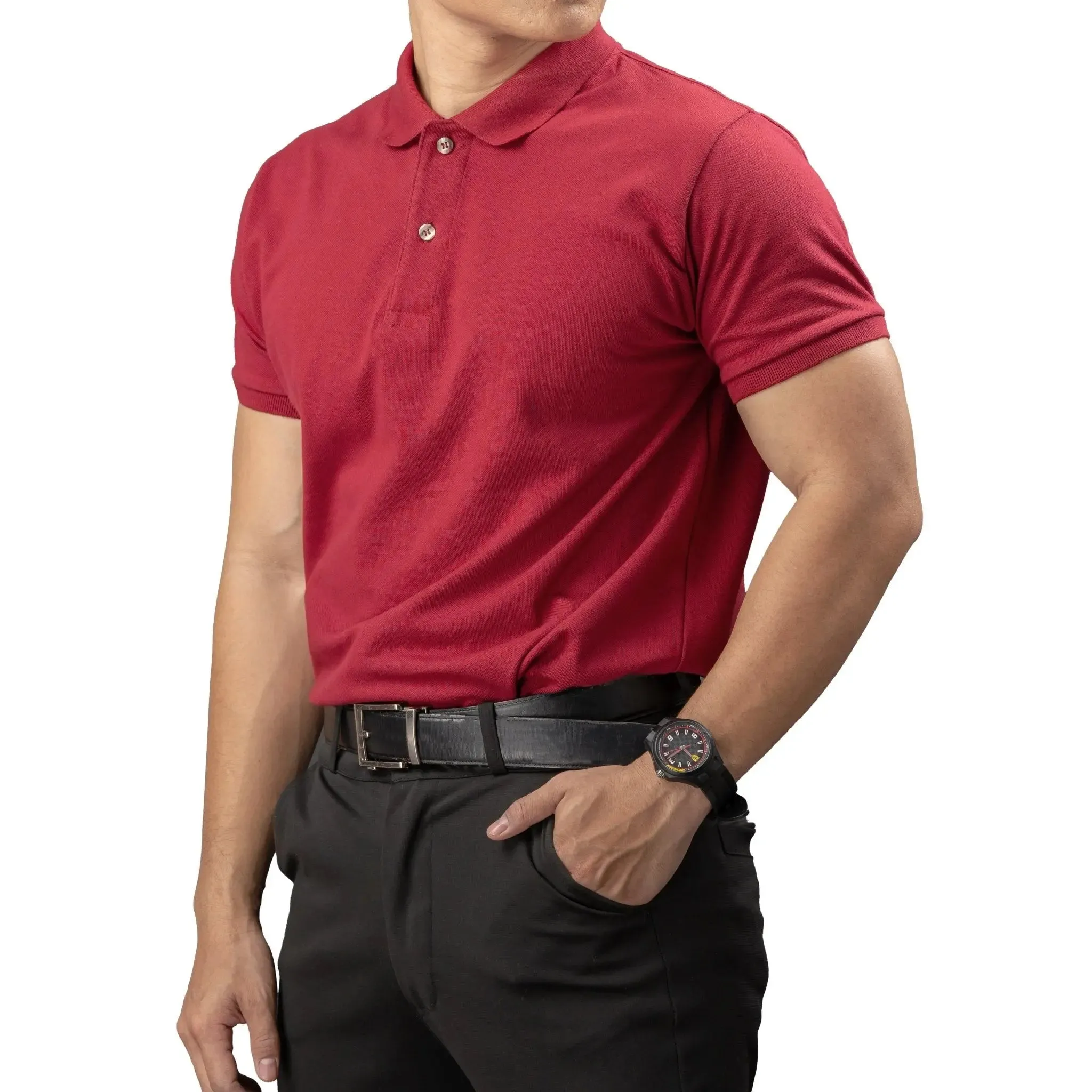 FLEXFIT Series Men's Polo - Red