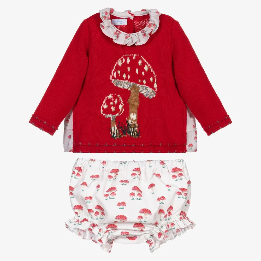 Foque Red Mushroom Set