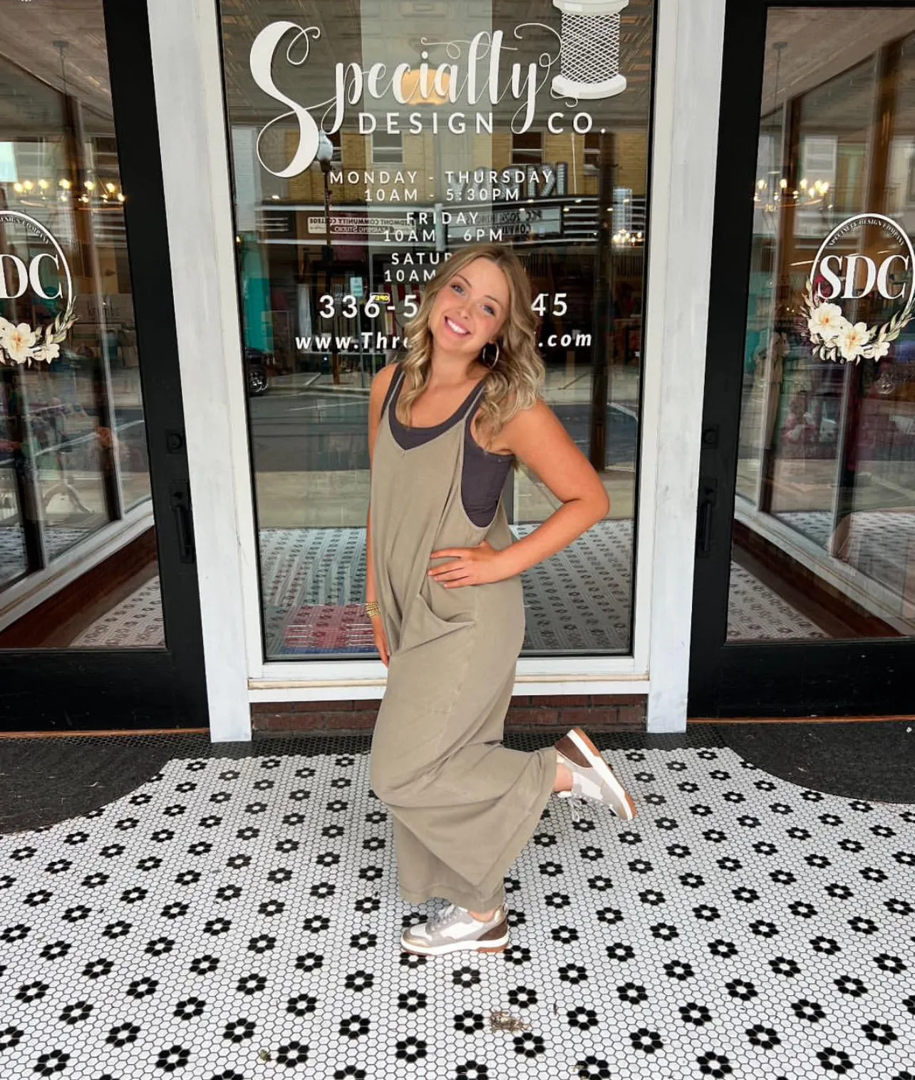 Free Spirit Wide Leg Jumpsuit - Taupe