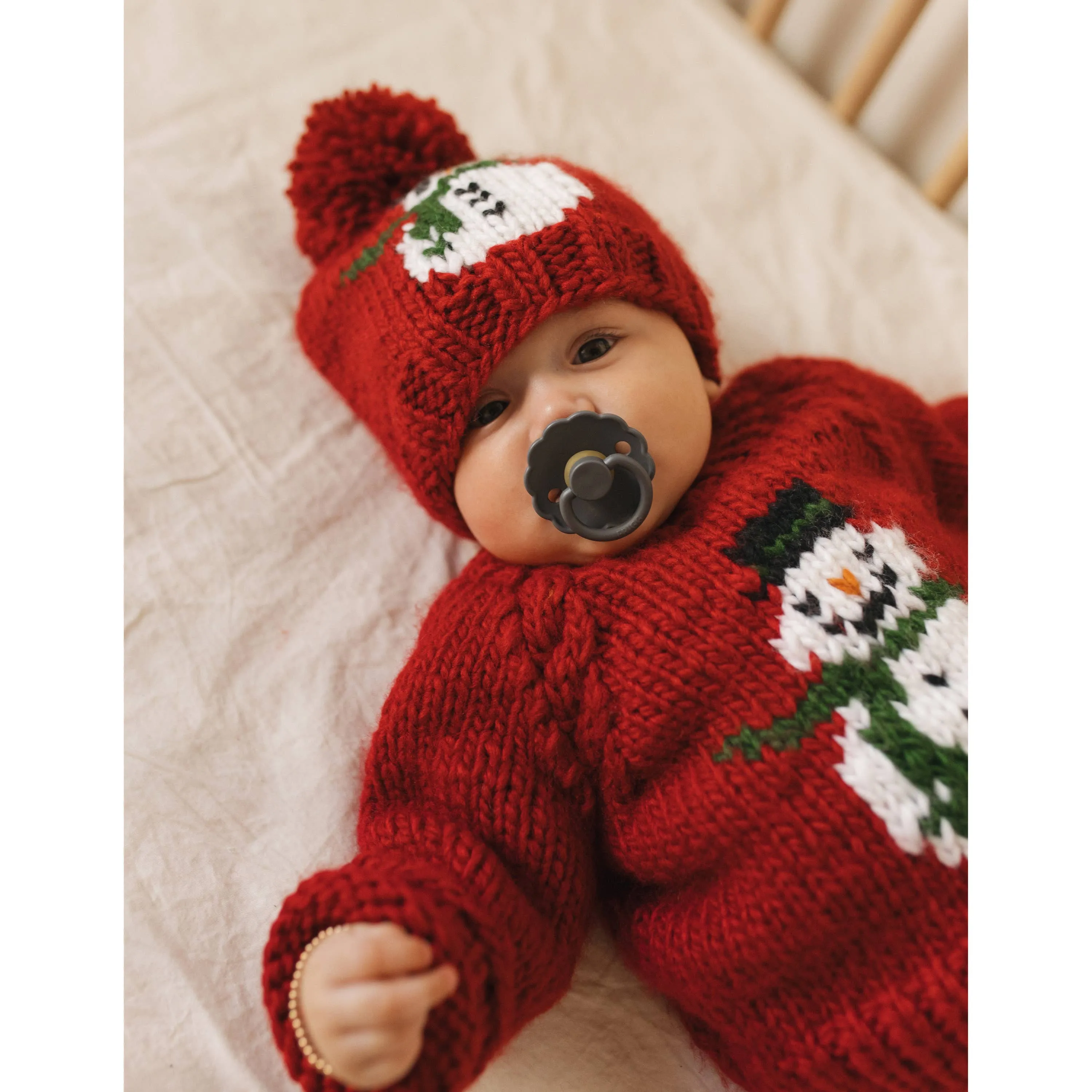 Frosty Snowman Ruby Crew Neck Sweater Baby & Toddler