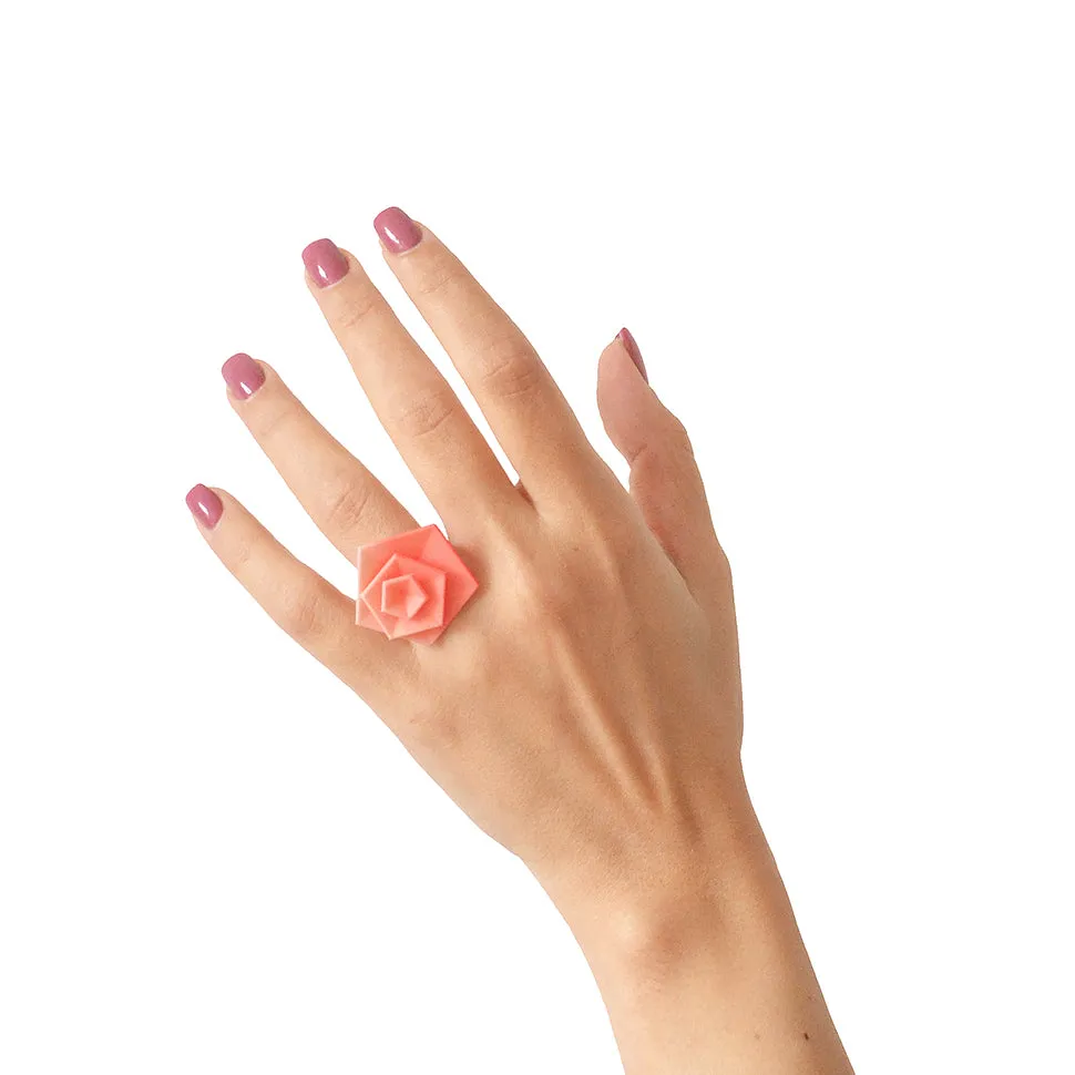 Geometric Cocktail Ring - Vertigo