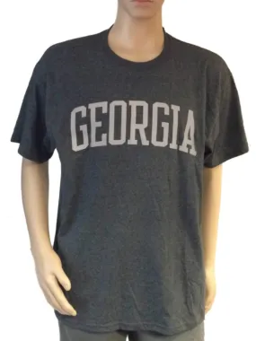 Georgia Bulldogs Champion Charcoal Gray with Reflective Logo SS T-Shirt (L)