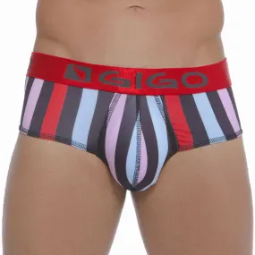 Gigo LINES Brief Underwear G01003-LINES Size M