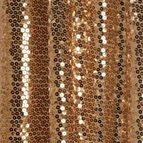 Golden Silver Sequins Net Fabric