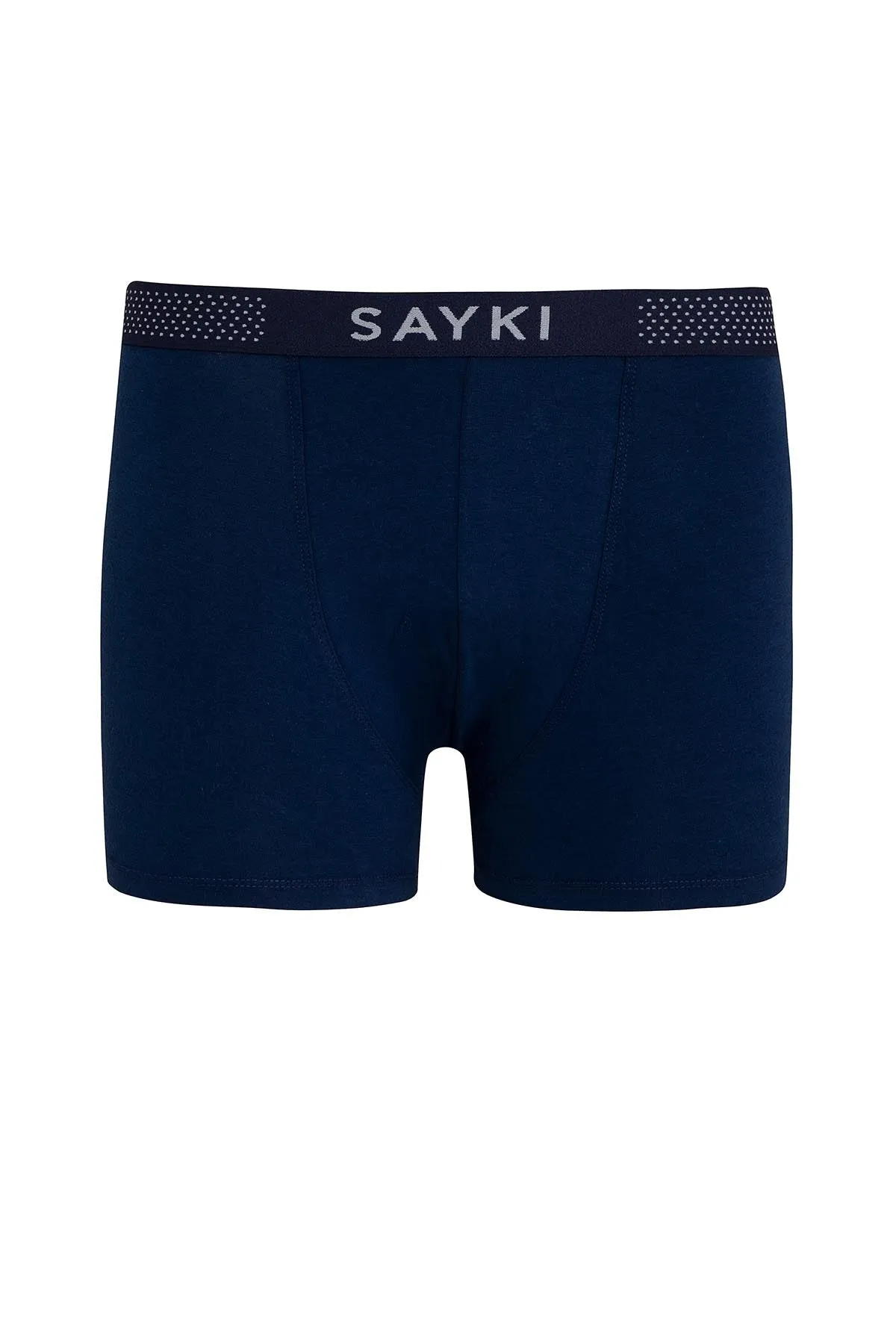 Gray - Light Navy Modal Jersey Boxer