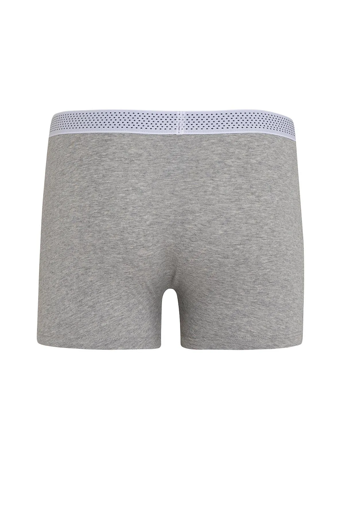 Gray - Light Navy Modal Jersey Boxer