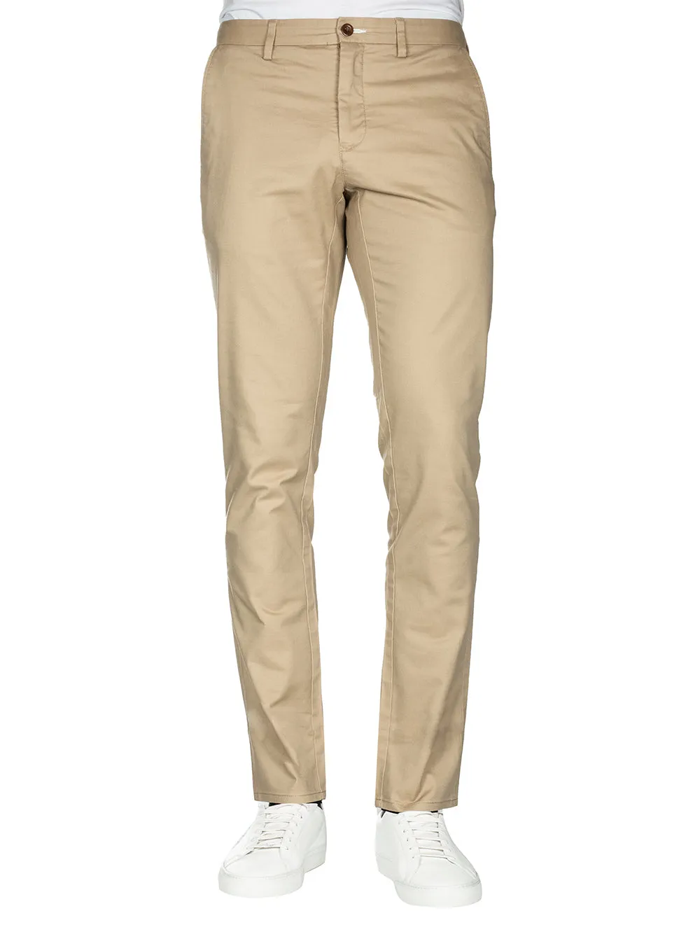 Hallden Tech Prep Chinos-Dark Khaki