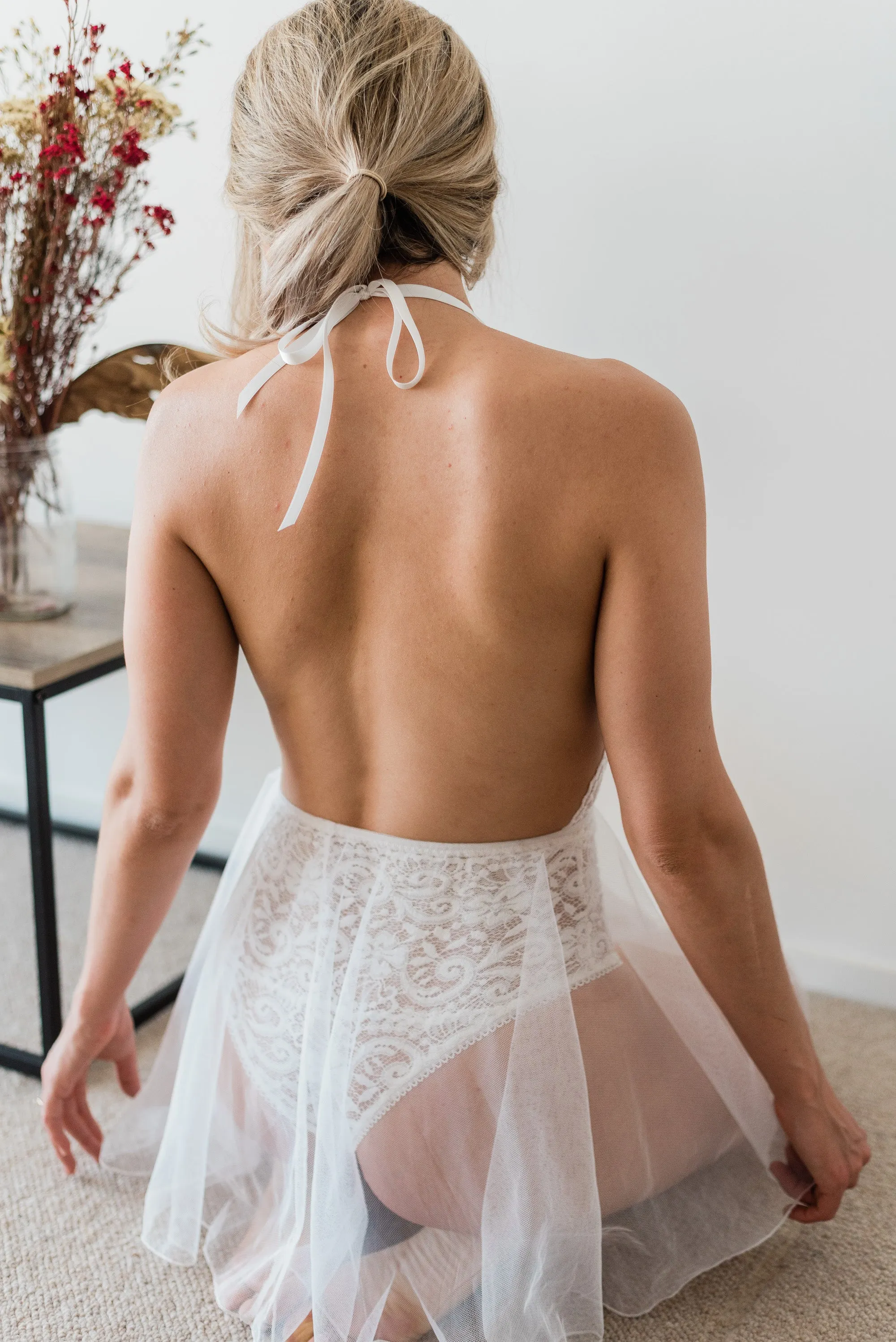 Harper Bodysuit with Tulle Skirt