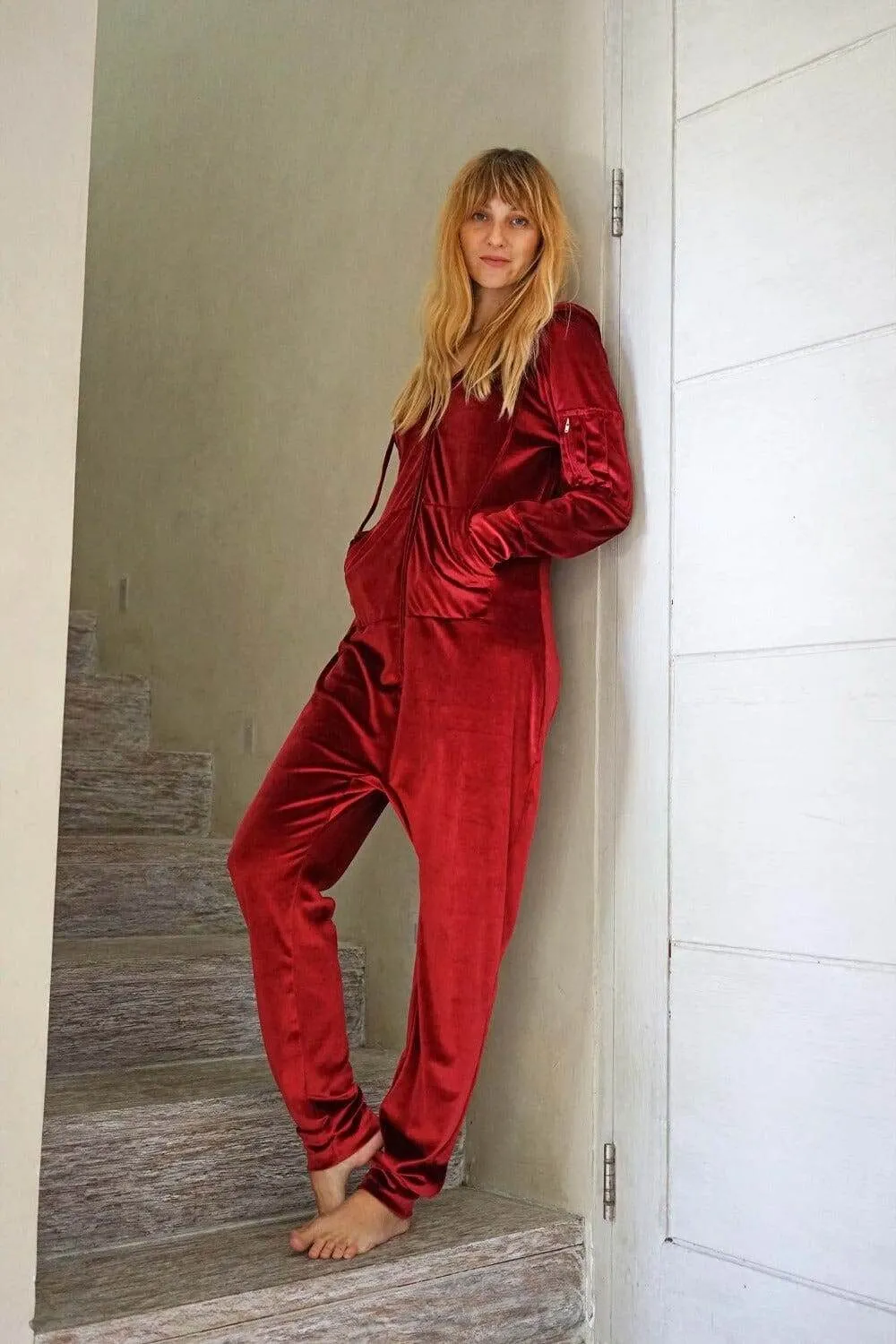 Hefner Velvet Onesie