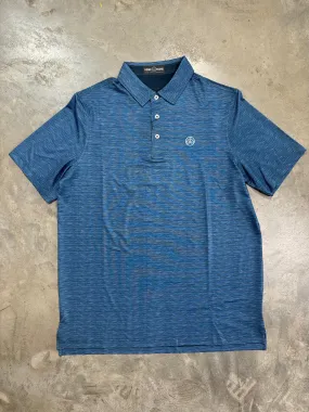 Home Bound Heathered Navy Performance Polo