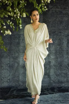 Insia Sohail - Silver Kaftan