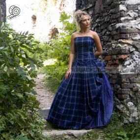 Isla Gown, Tartan Wedding Dress