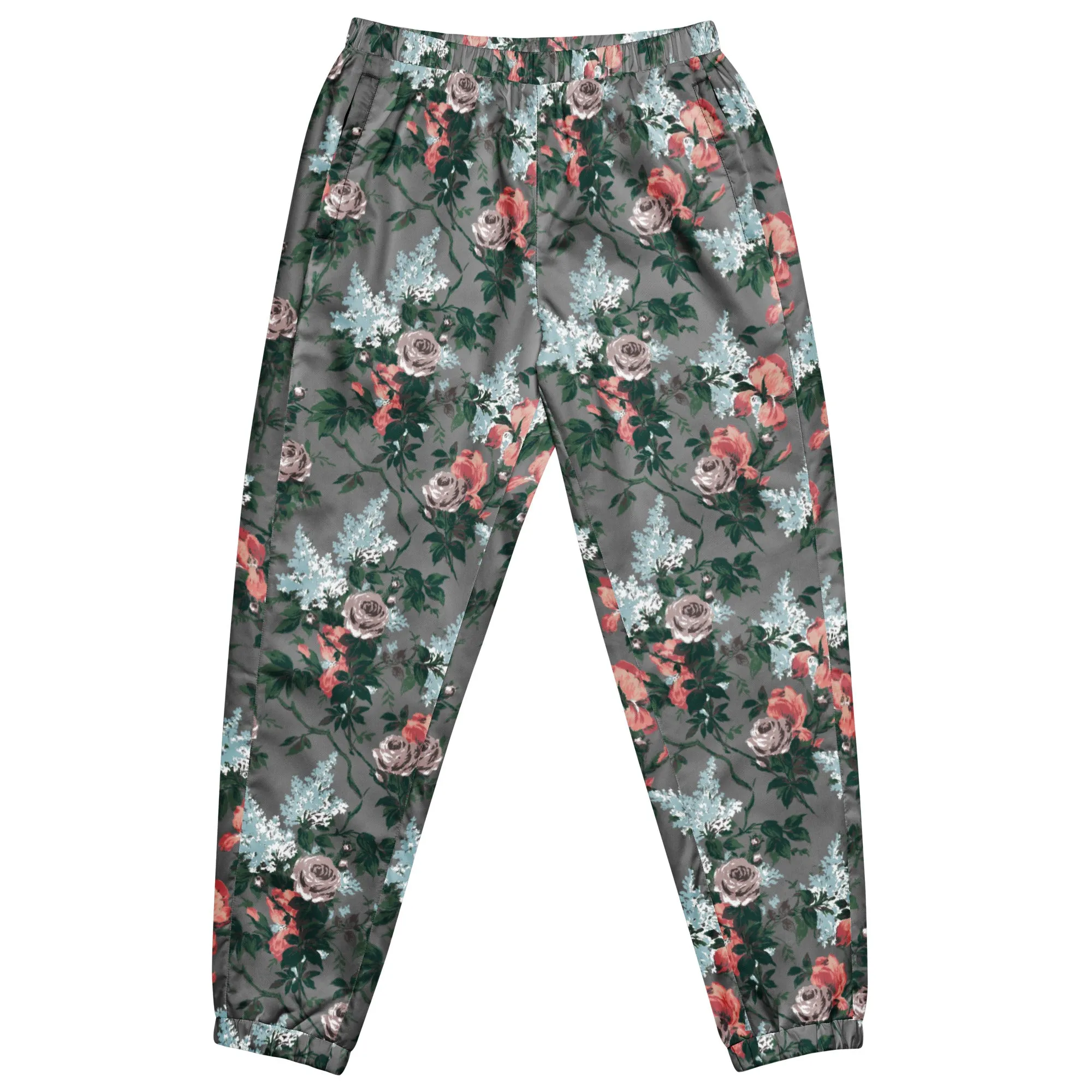 J'Adore Grey Bella Roses Joggers | Pinup Couture Relaxed