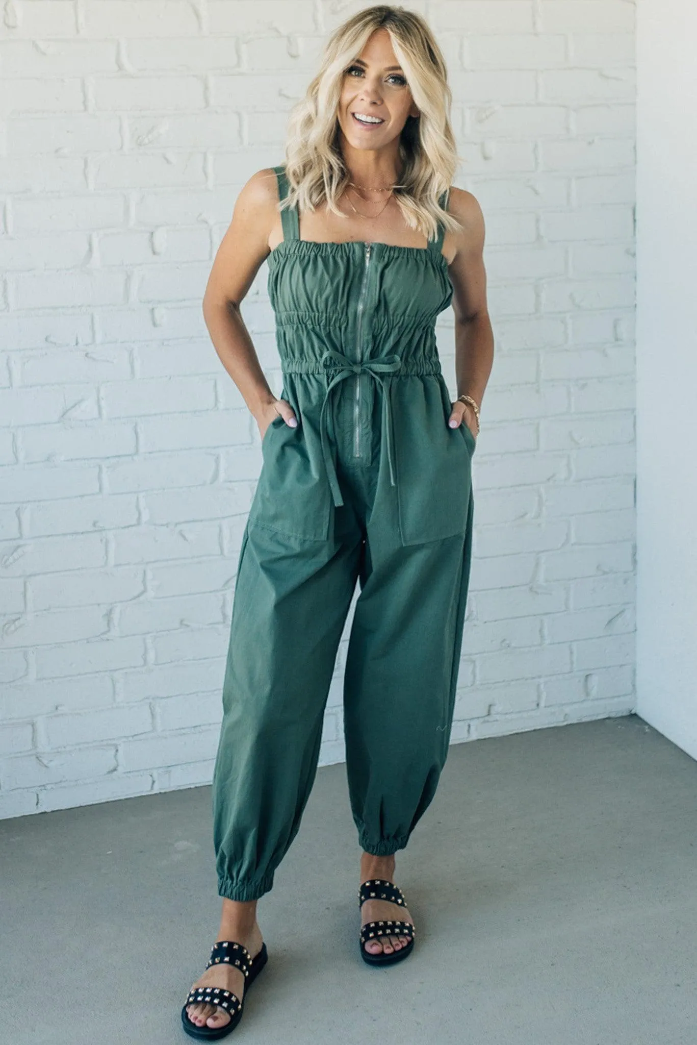 Janey Cargo Jumpsuit