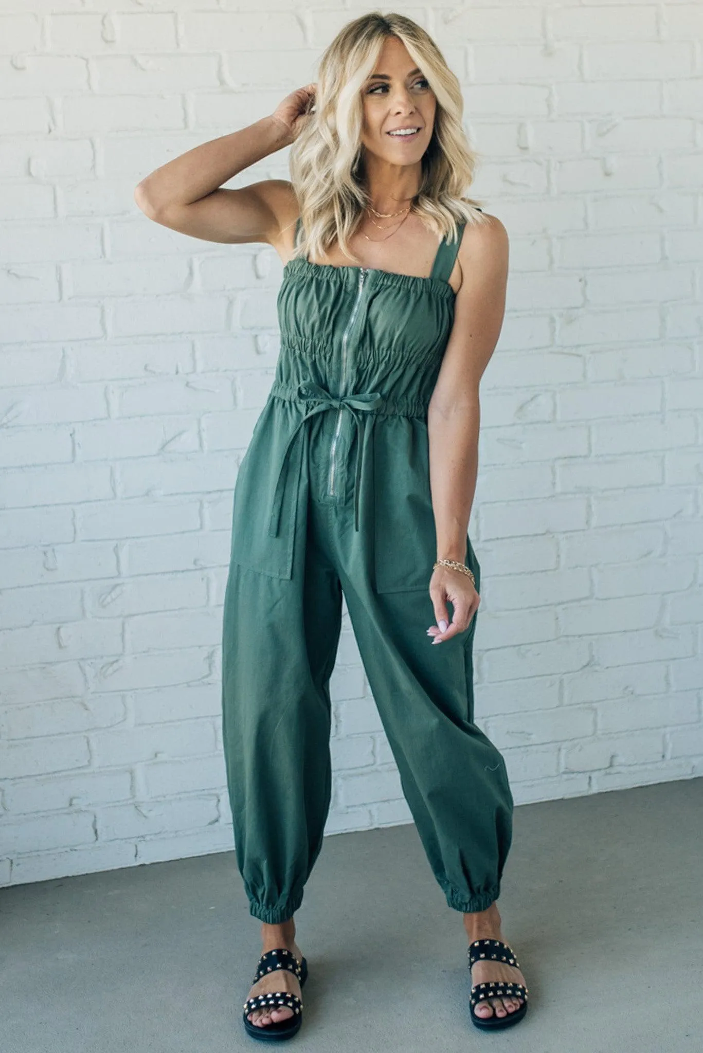 Janey Cargo Jumpsuit