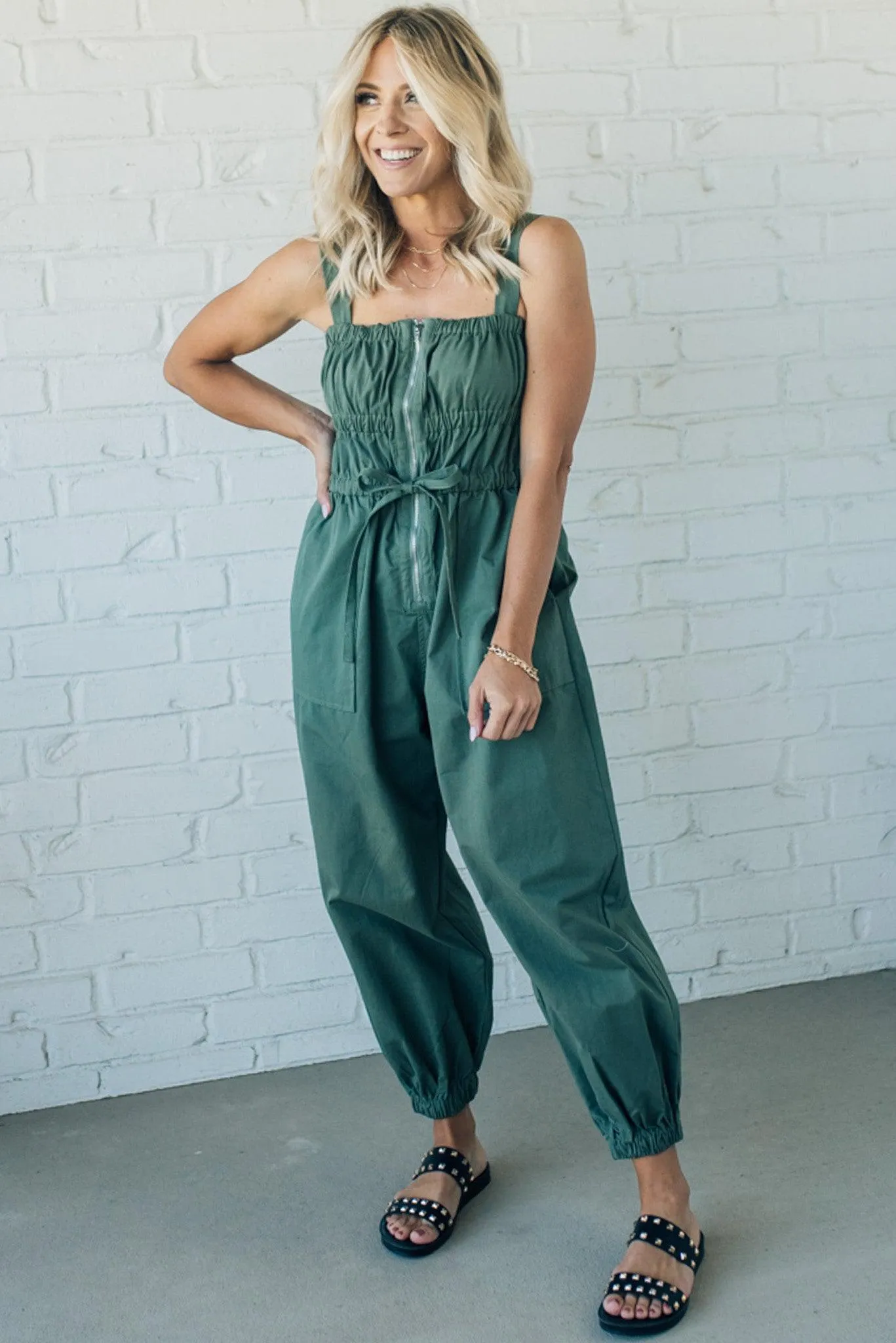 Janey Cargo Jumpsuit