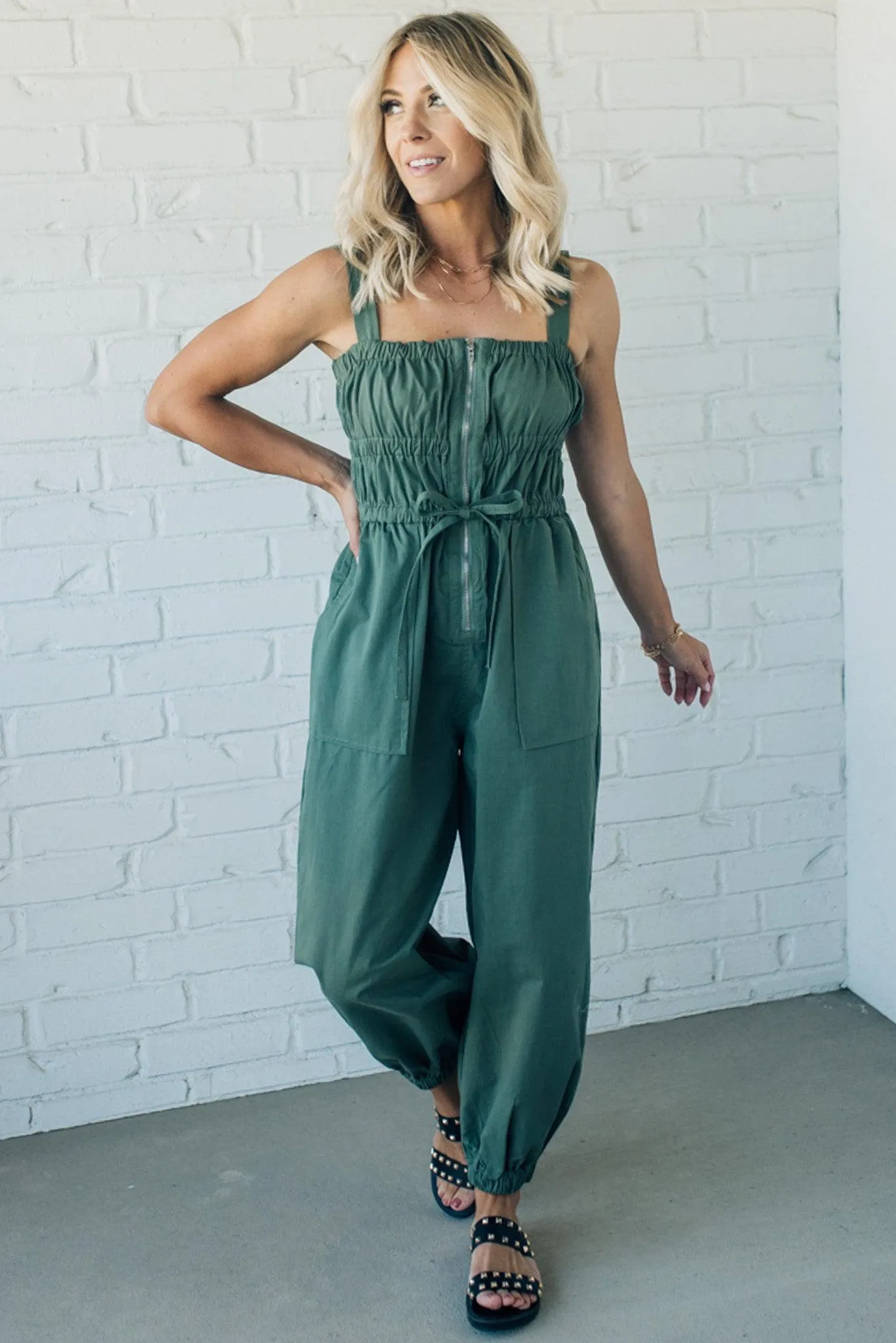 Janey Cargo Jumpsuit