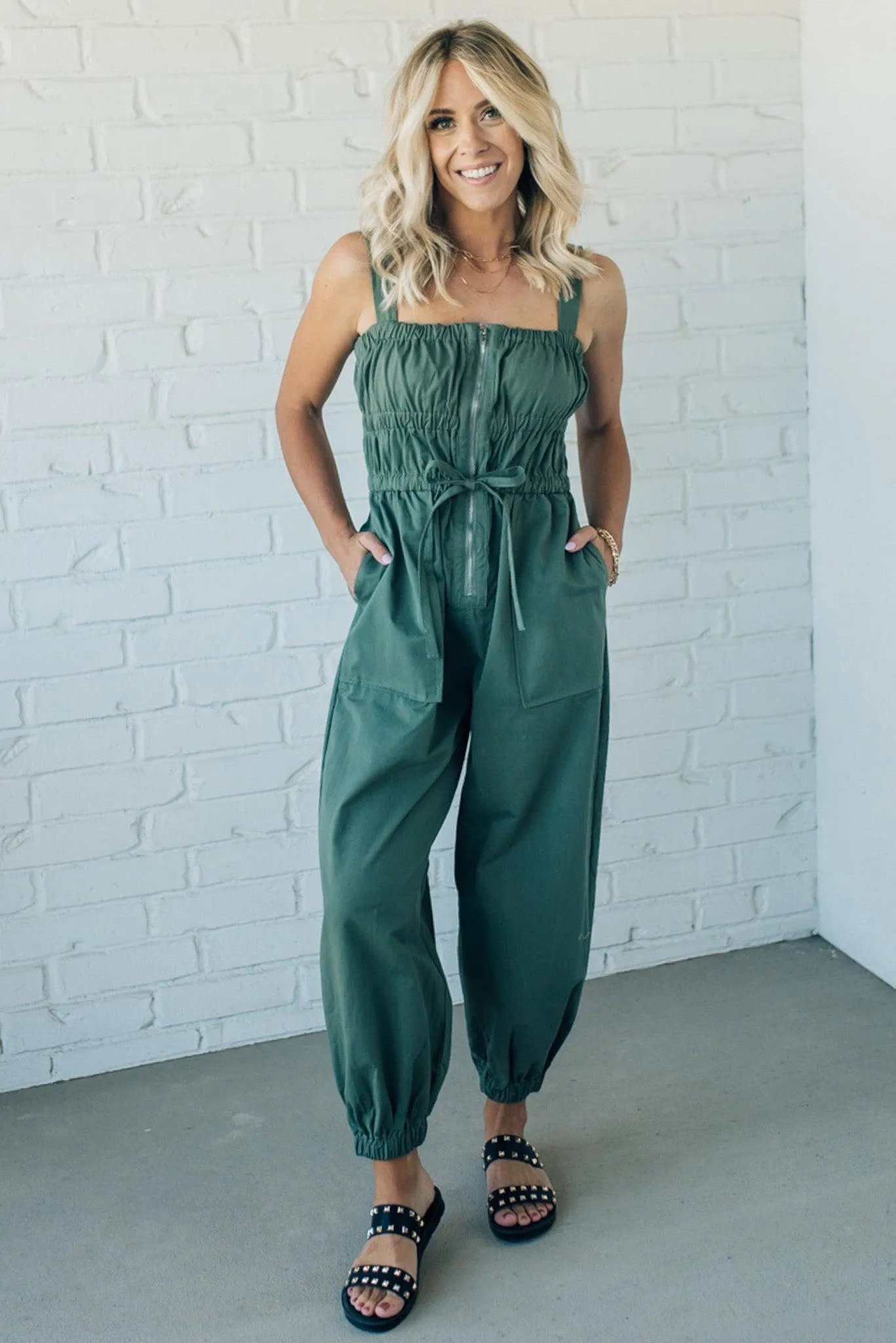 Janey Cargo Jumpsuit