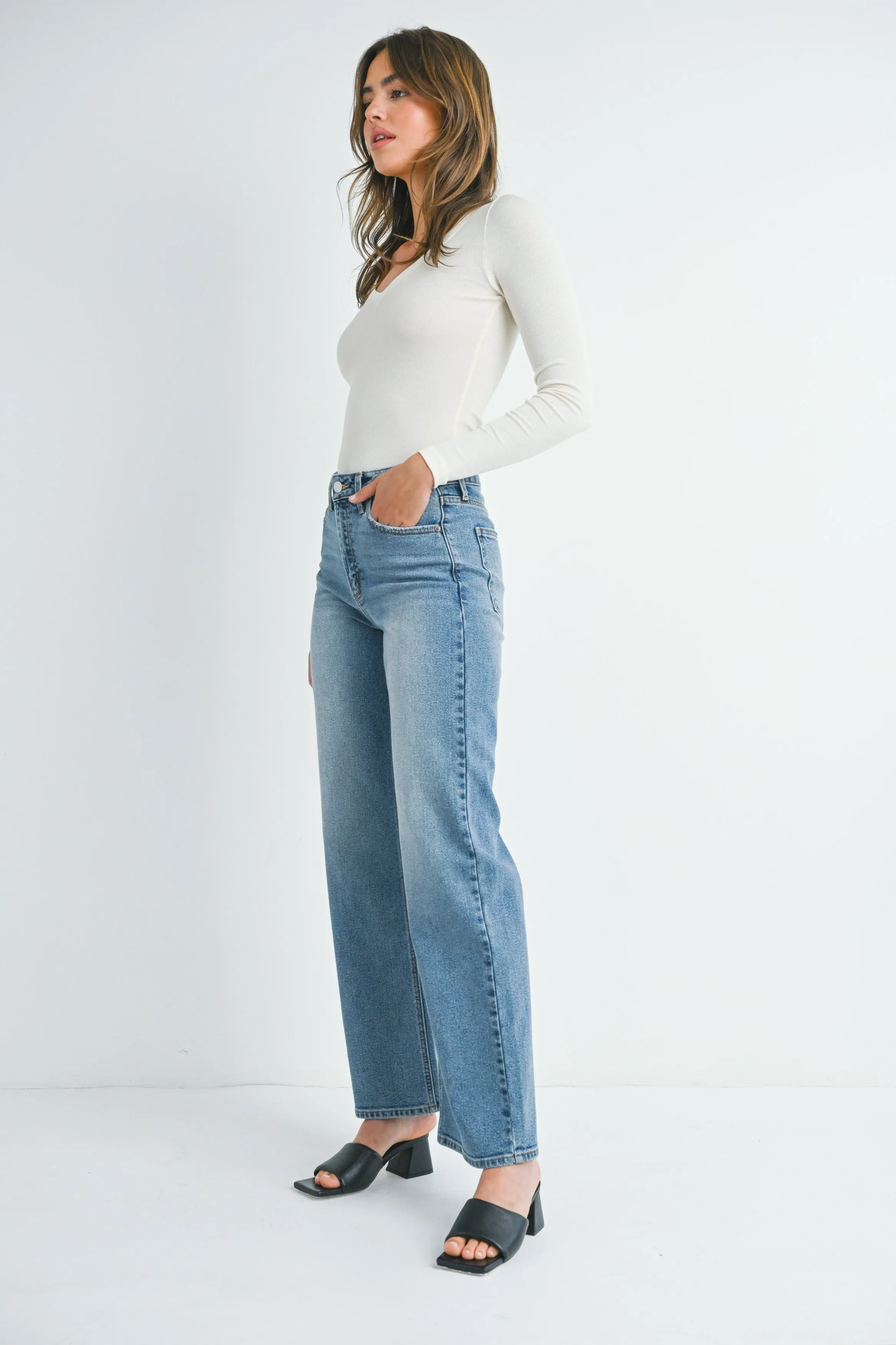 JBD High Rise Straight Pant