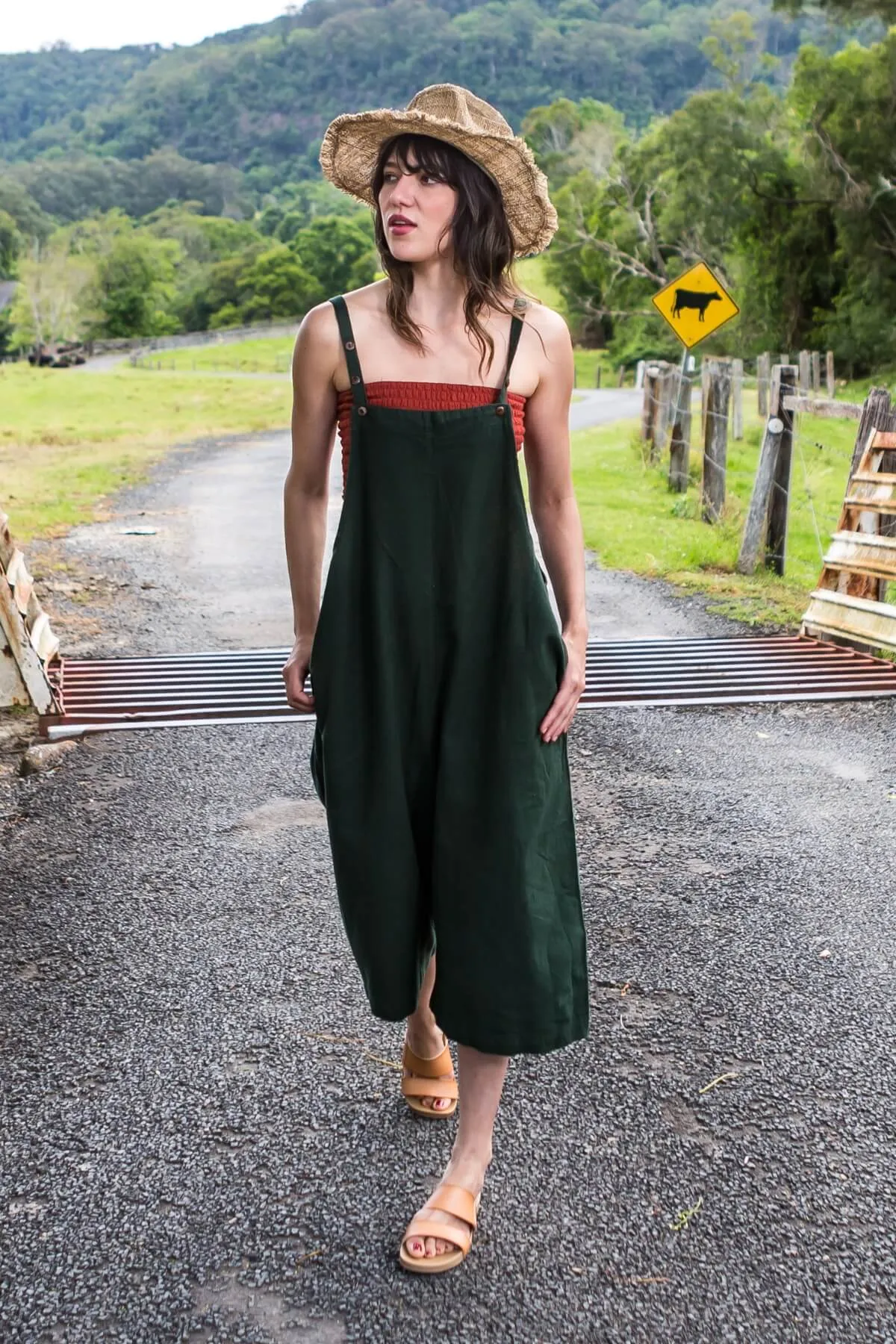 Juanita Overalls - Green