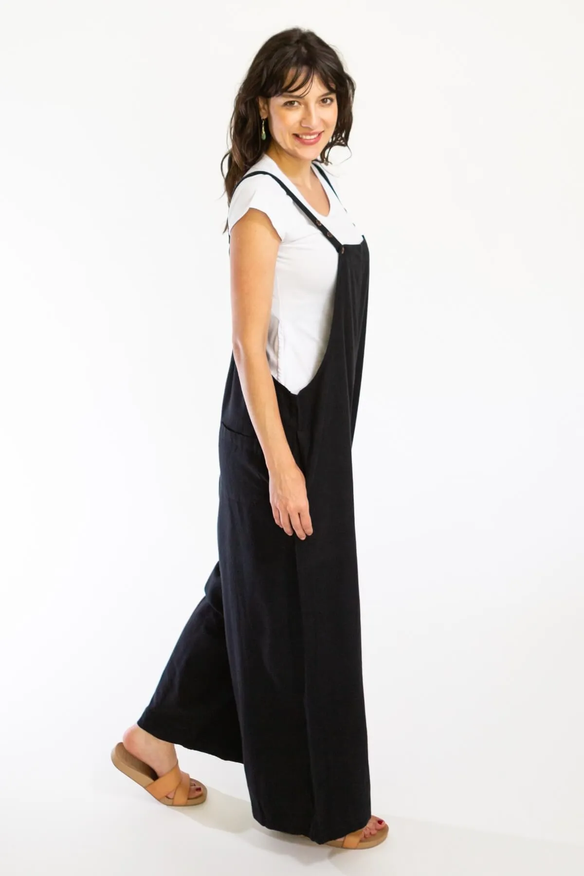 Juanita Overalls Long - Black