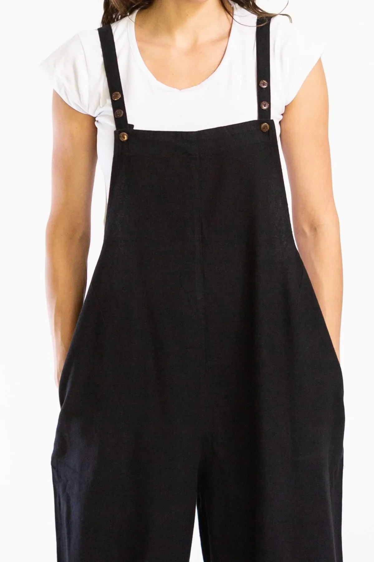 Juanita Overalls Long - Black