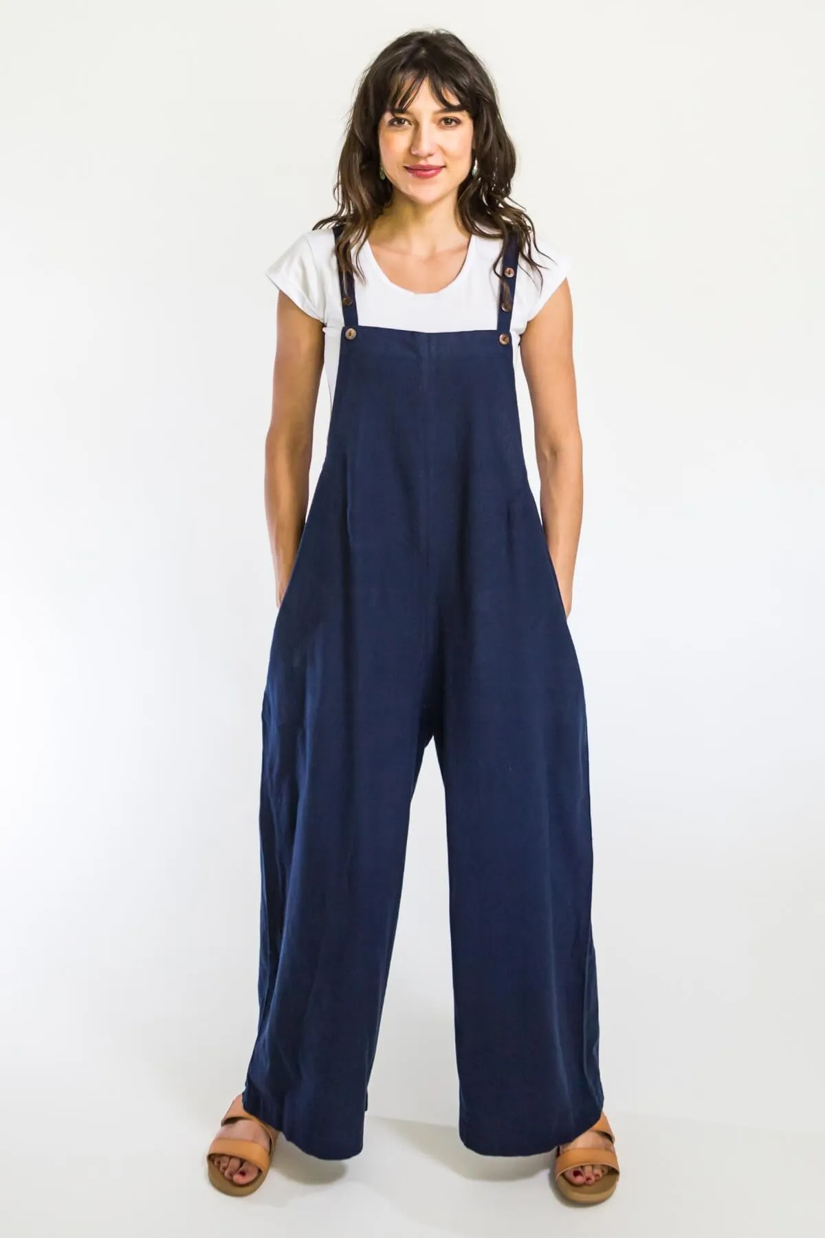 Juanita Overalls Long - Dark Blue