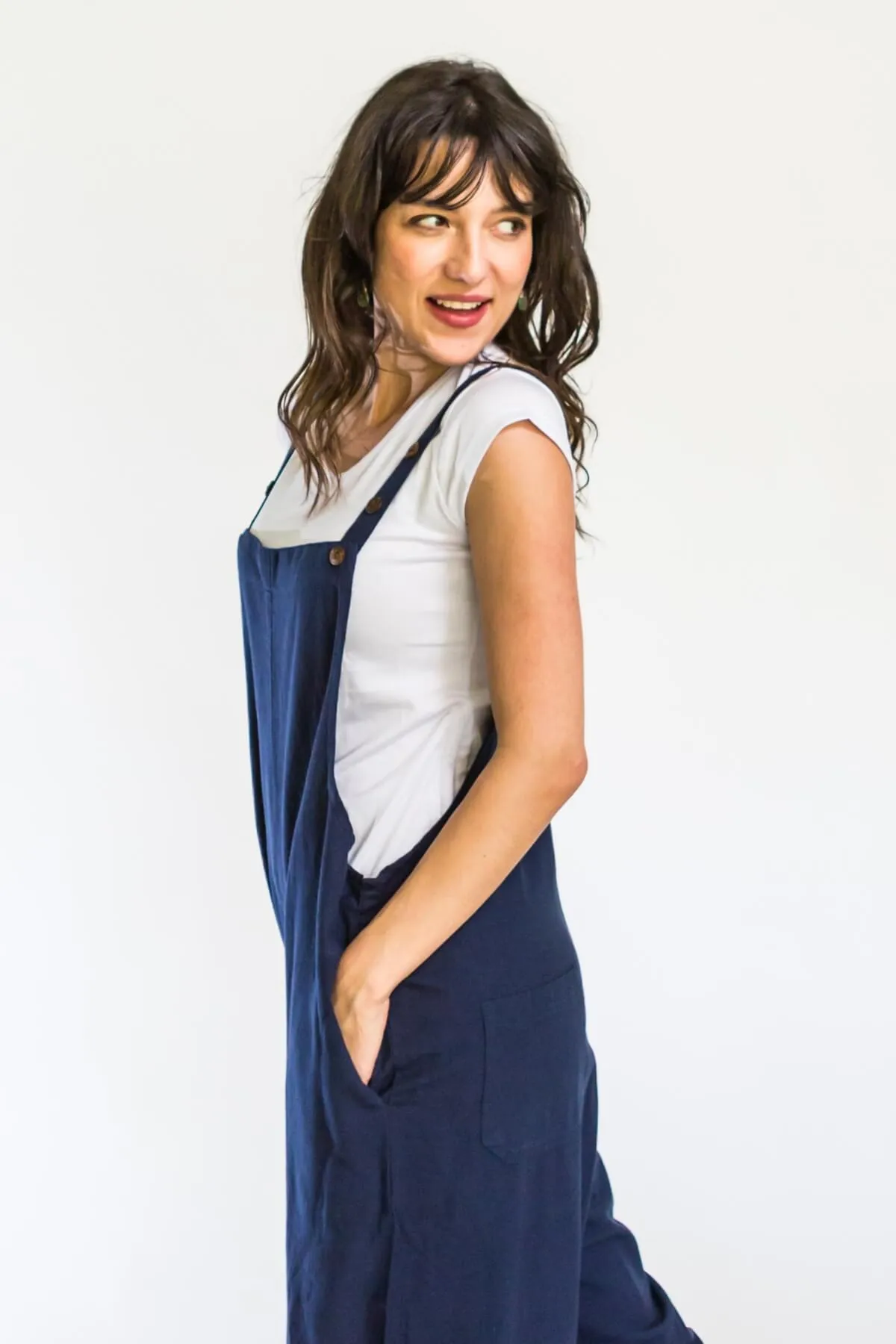 Juanita Overalls Long - Dark Blue