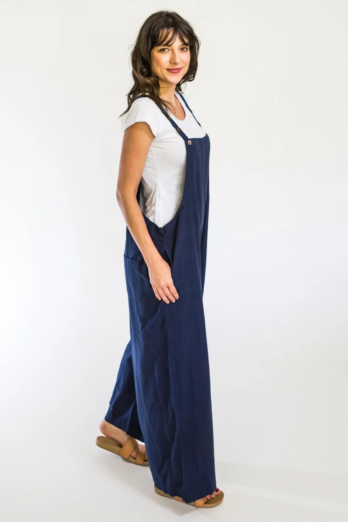 Juanita Overalls Long - Dark Blue