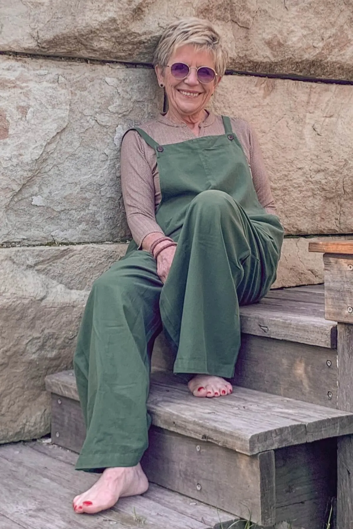 Juanita Overalls Long - Green