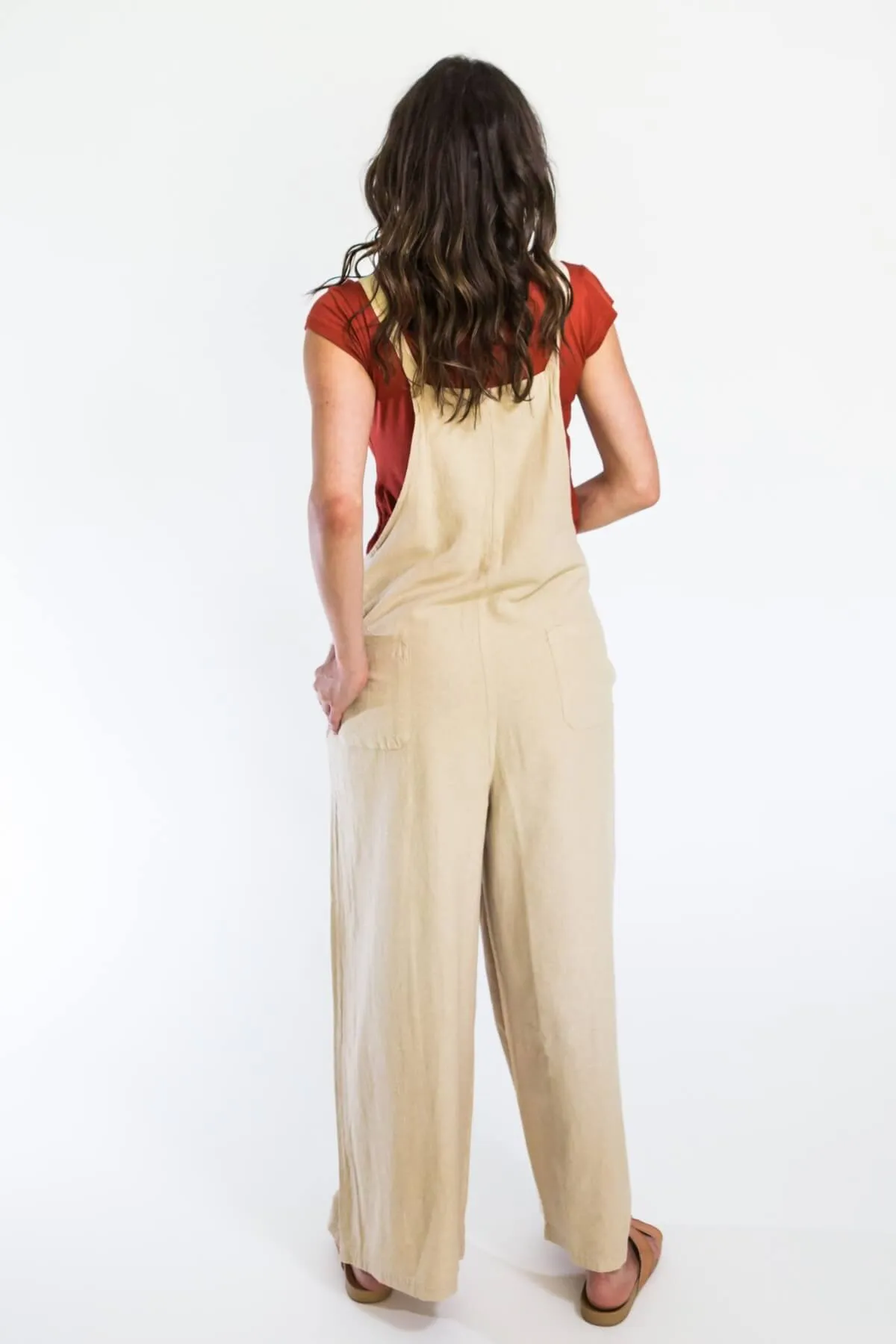 Juanita Overalls Long - Oatmeal