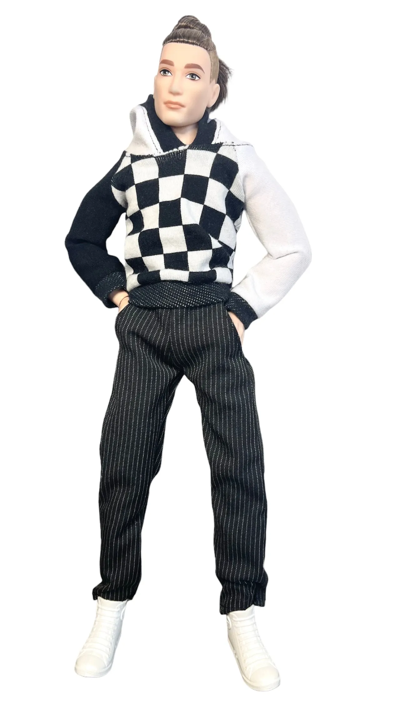 Ken dress pants pin strip pants