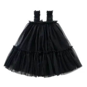 KIPP Black Tulle Midi Jumper