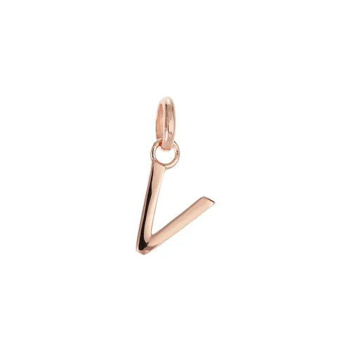 Kirstin Ash Initial Outline A-Z 18K Rose Gold Vermeil