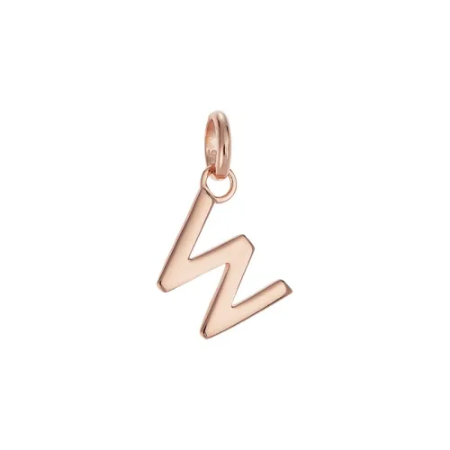 Kirstin Ash Initial Outline A-Z 18K Rose Gold Vermeil