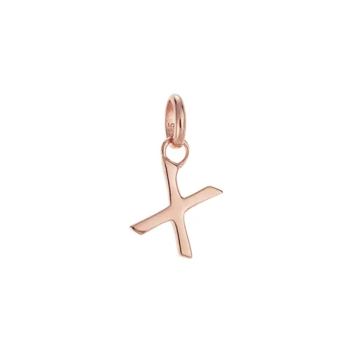 Kirstin Ash Initial Outline A-Z 18K Rose Gold Vermeil