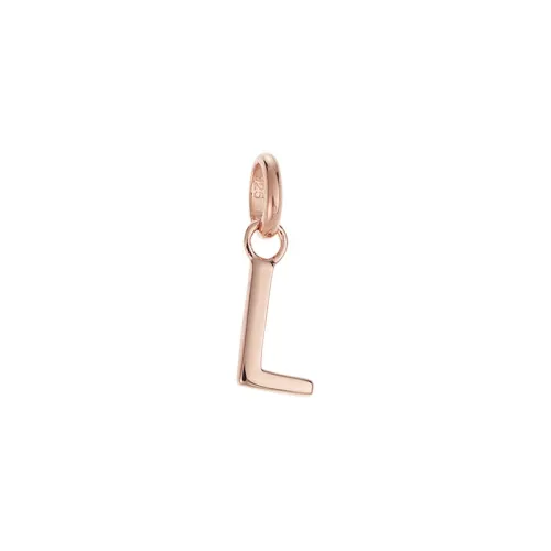 Kirstin Ash Initial Outline A-Z 18K Rose Gold Vermeil