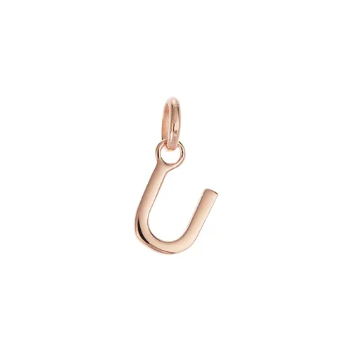 Kirstin Ash Initial Outline A-Z 18K Rose Gold Vermeil