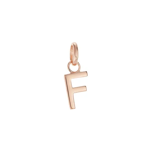 Kirstin Ash Initial Outline A-Z 18K Rose Gold Vermeil