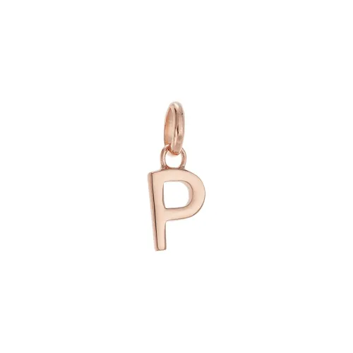 Kirstin Ash Initial Outline A-Z 18K Rose Gold Vermeil