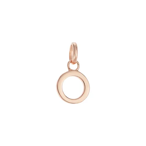 Kirstin Ash Initial Outline A-Z 18K Rose Gold Vermeil