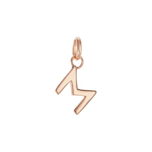 Kirstin Ash Initial Outline A-Z 18K Rose Gold Vermeil