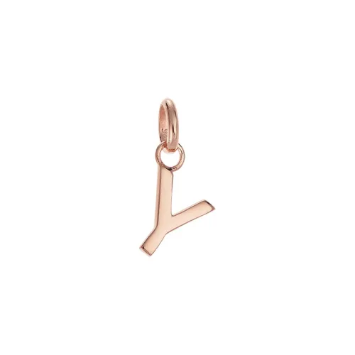 Kirstin Ash Initial Outline A-Z 18K Rose Gold Vermeil