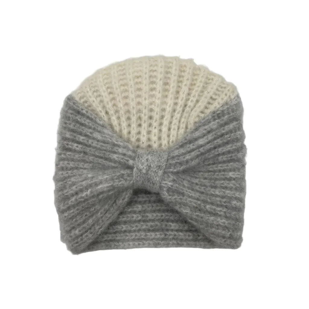 Knit Bow Front Hat