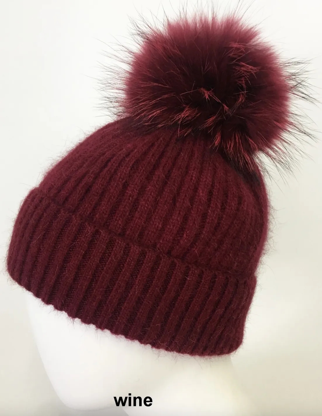 Linda Richards Angora Pom Hat