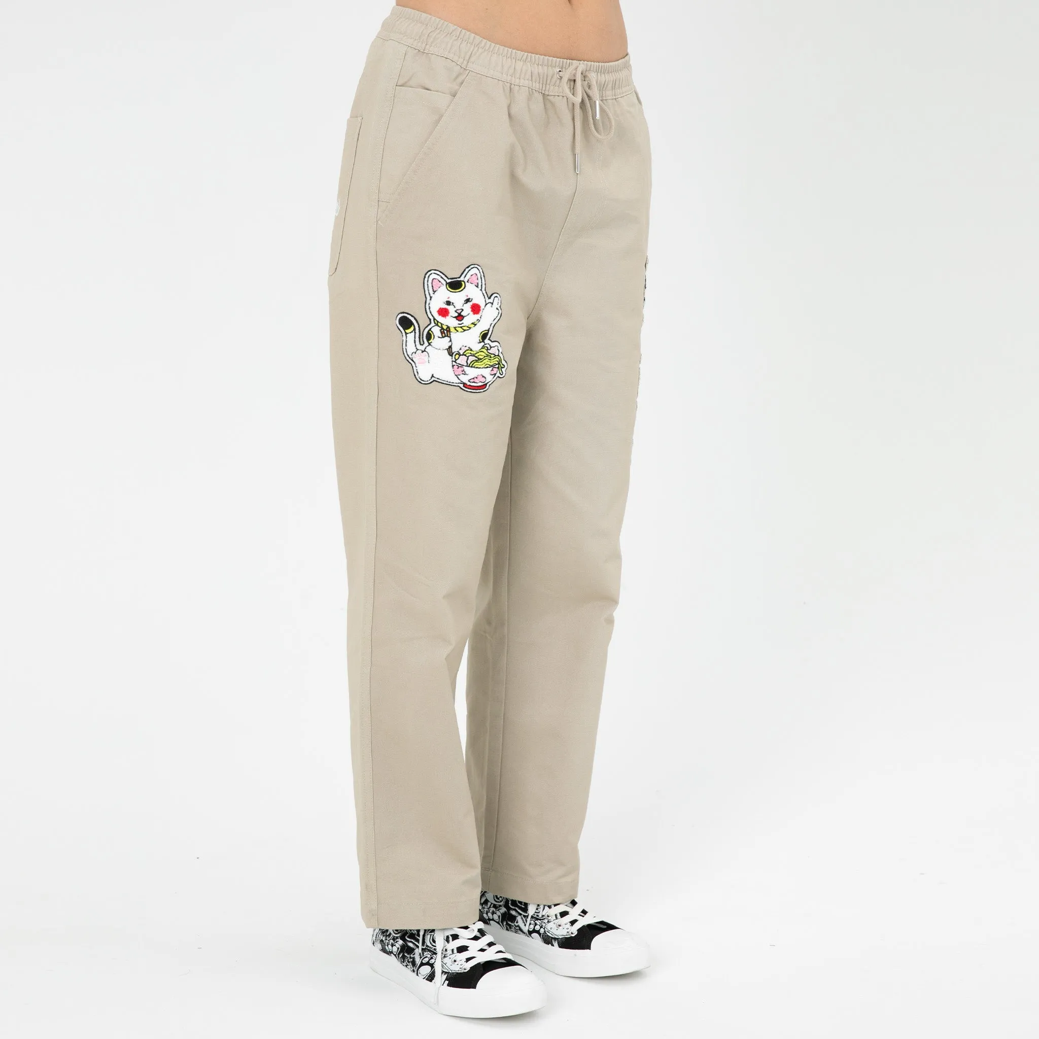 Lucky Nerm Wide Leg Pants (Khaki)