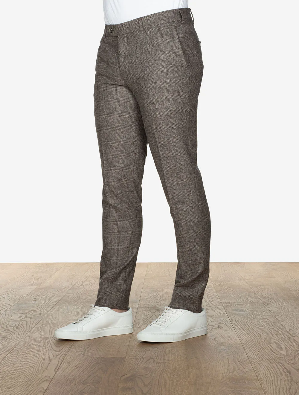 Lupus Wool Check Trousers Grey